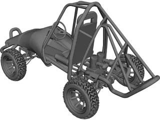 Buggy Dunes CAD 3D Model