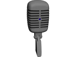 Microphone 3D Model