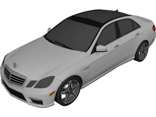 Mercedes-Benz E-class (W212) sedan 2017 3D model