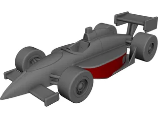 Indy Race Car CAD 3D Model