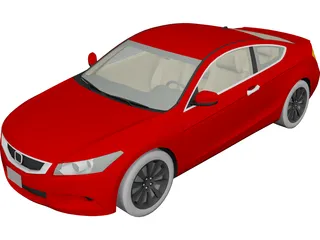 Honda Accord Coupe (2009) 3D Model