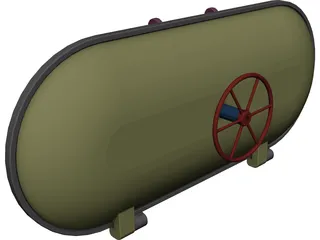 Hatch Pressure Assembly 3D Model