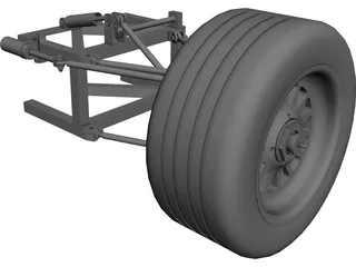 Suspension Car CAD 3D Model