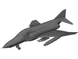 F-4 Phantom 3D Model