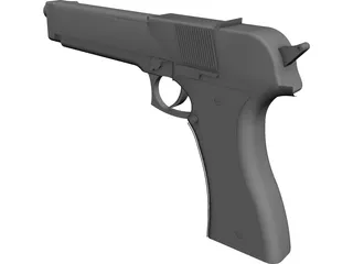 Beretta FS92 CAD 3D Model