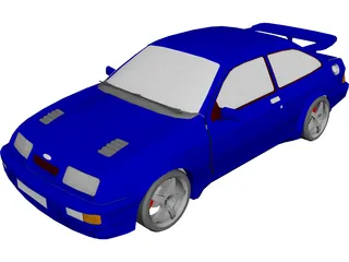 Ford Sierra RS Cosworth MK1 3D Model