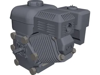 Honda GX200 Engine CAD 3D Model