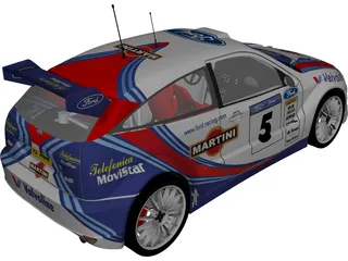 Ford Focus WRC 3D Model