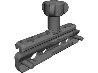 Picatinny Rail mount CAD 3D Model