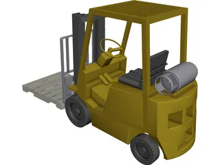 Forklift Yale 3D Model