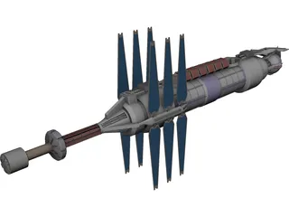 Babylon 5 Station 3D Model