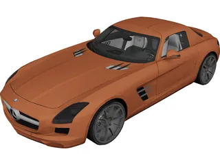 Mercedes-Benz SLS AMG 3D Model