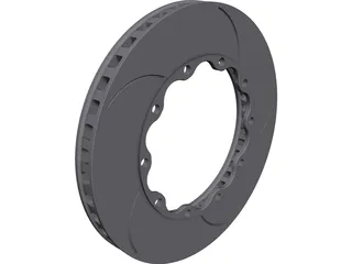 Brake Disc Front AP Racing 355mm 3D Model