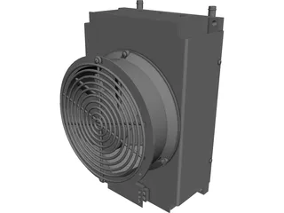 LC-200 TEC Air Cooled Liquid Chiller CAD 3D Model