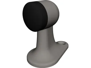 Floor Mounted Door Stop 3D Model