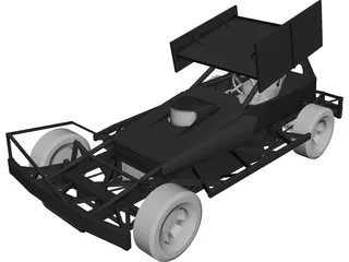 F1 Brisca Stockcar 3D Model