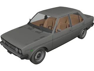 Fiat 131 Mirafiori 3D Model