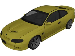 Opel/Vauxhall Monaro VXR V8 3D Model 3D Preview