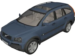 Volvo XC90 3D Model