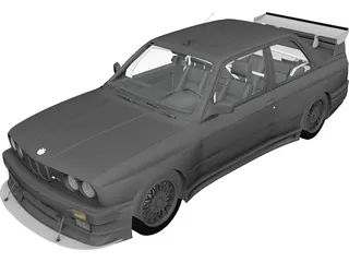 BMW M3 E30 (1991) 3D Model