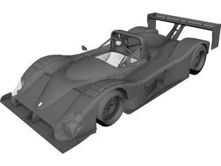 Ferrari 12 333SP 3D Model