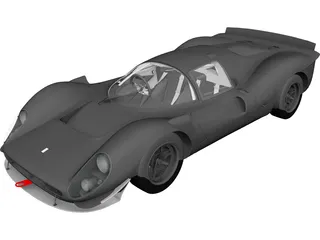 Ferrari 330P4 (1967) 3D Model