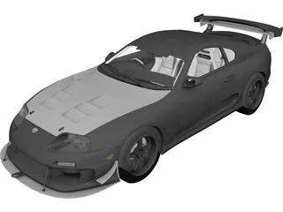 Toyota Supra Top Secret (1998) 3D Model