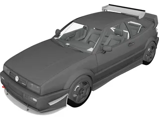 Volkswagen Corrado (1995) 3D Model