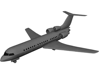 Bombardier Learjet 60 3D Model