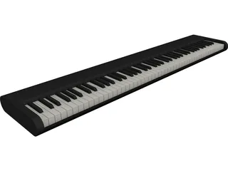 M-Audio Keyboard 3D Model 3D Preview