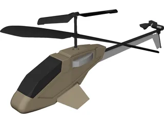 Picco Z RC Helicopter CAD 3D Model