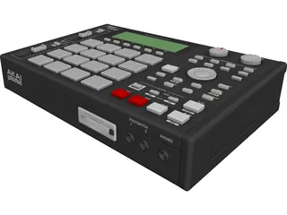 Akai MPC 1000 3D Model