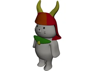 Hikonyan 3D Model