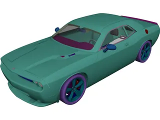 Dodge Challenger SRT8 3D Model