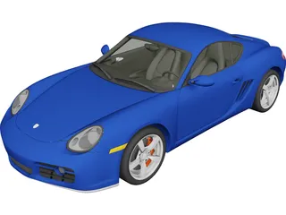 Porsche Cayman S 3D Model