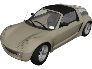 SMART Roadster 3D Model
