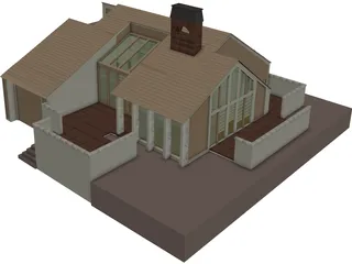 House Building 3D Model