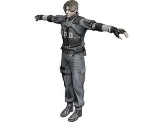 Leon S. Kennedy 3D Model