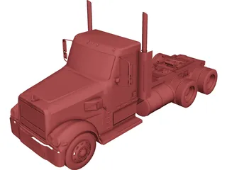 Freightliner Coronado Day Cab 3D Model