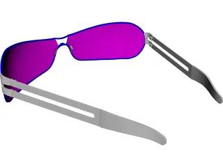 Sunglasses CAD 3D Model