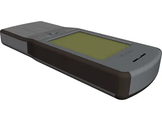 Nokia E50 Mobile Phone CAD 3D Model