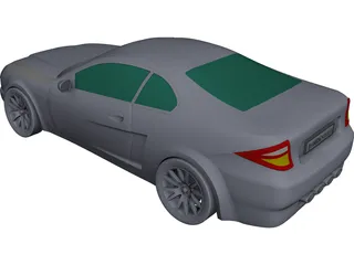 Car Concept CAD 3D Model