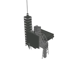 Shuttle Launch Gantry 3D Model