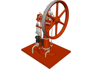 Benson Steam Engine 3D Model