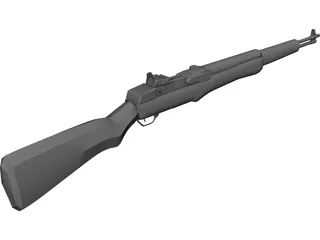 M1 Garand Rifle 3D Model