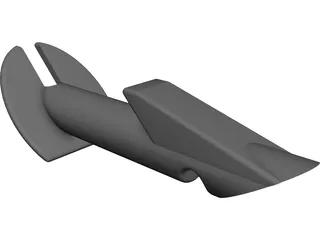 Glaucoma Implant CAD 3D Model