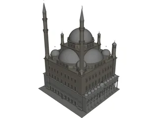 Alabaster Mosque 3D Model