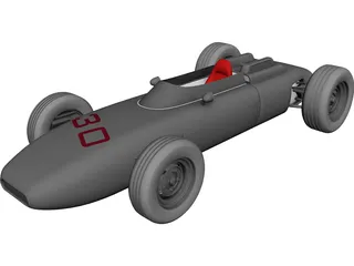 Porsche 804 F1 3D Model