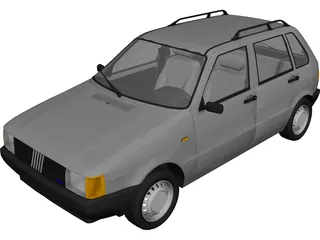 Fiat Uno S 3D Model