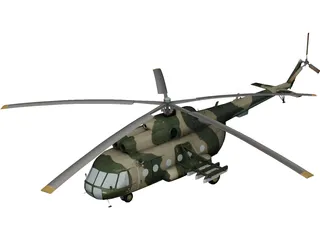 Mil Mi-8 Hip 3D Model